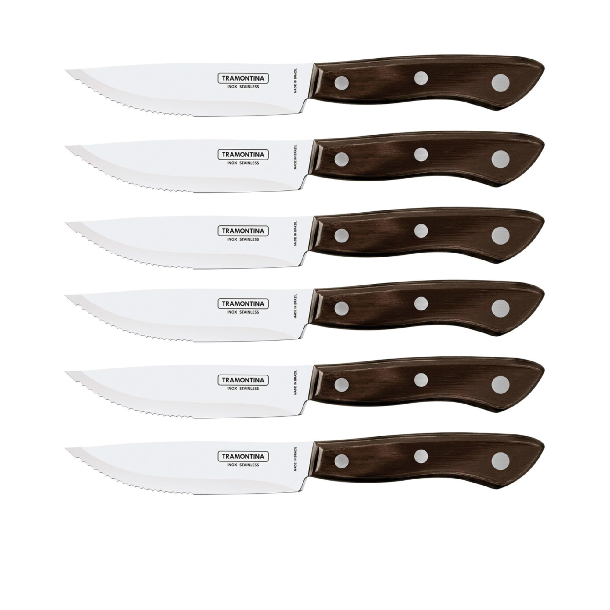 Tramontina Churrasco Gramado Steak Knife Set of 6 | Kitchen Warehouse™